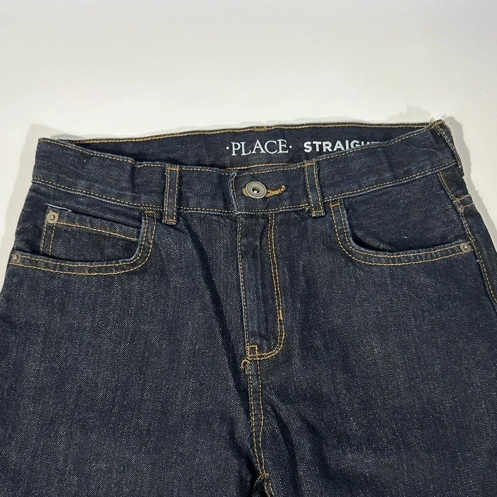 NEW The Children’s Place Straight Dark Wash Size 12